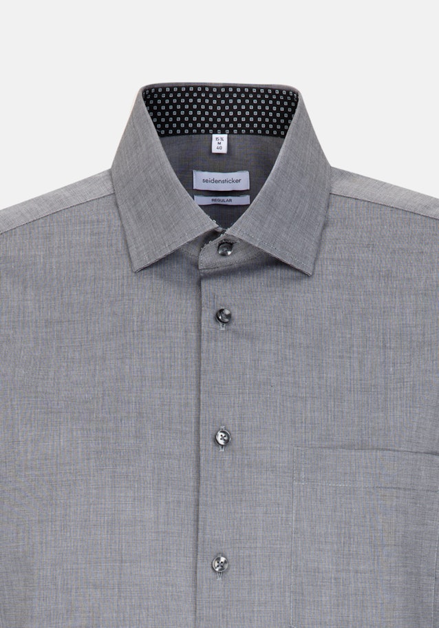 Regular Business Hemd Uni in Grau | Seidensticker Onlineshop