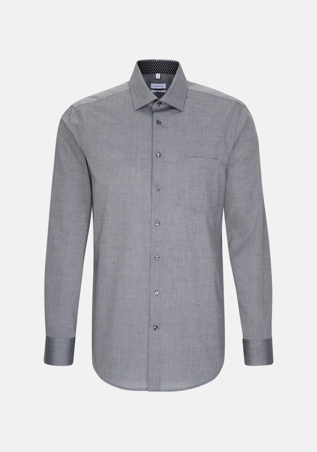 Chemise Business Regular Col Kent manches extra-longues in Gris |  Seidensticker Onlineshop