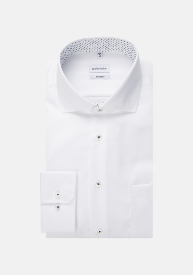 Chemise Business Comfort Col Kent  manches extra-longues in Blanc |  Seidensticker Onlineshop