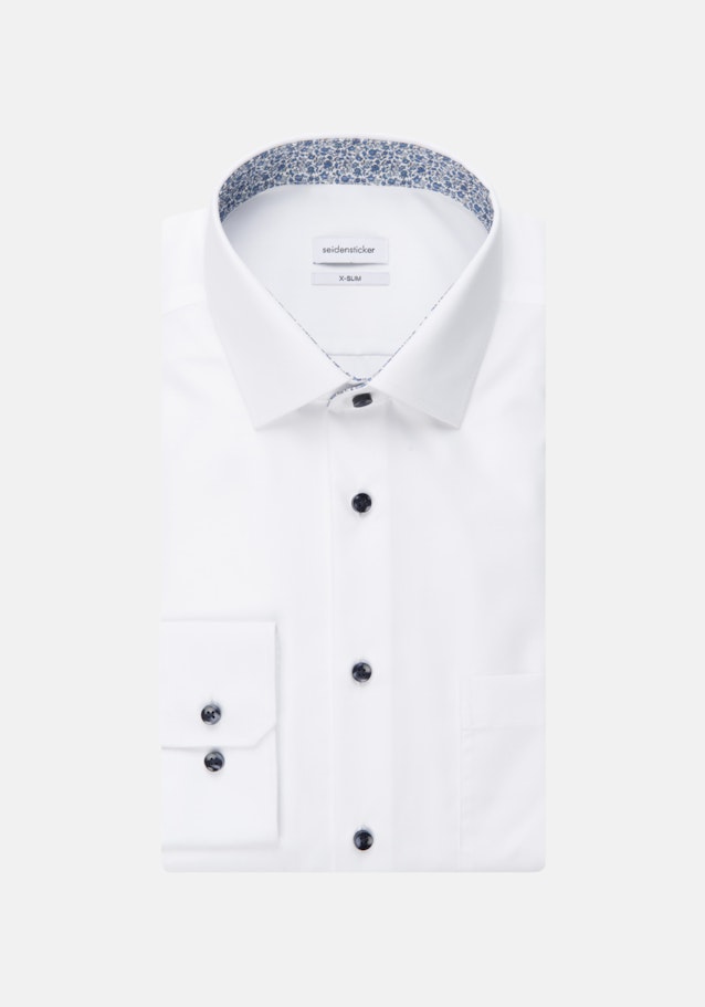 X-Slim Business Hemd Uni in Weiß | Seidensticker Onlineshop