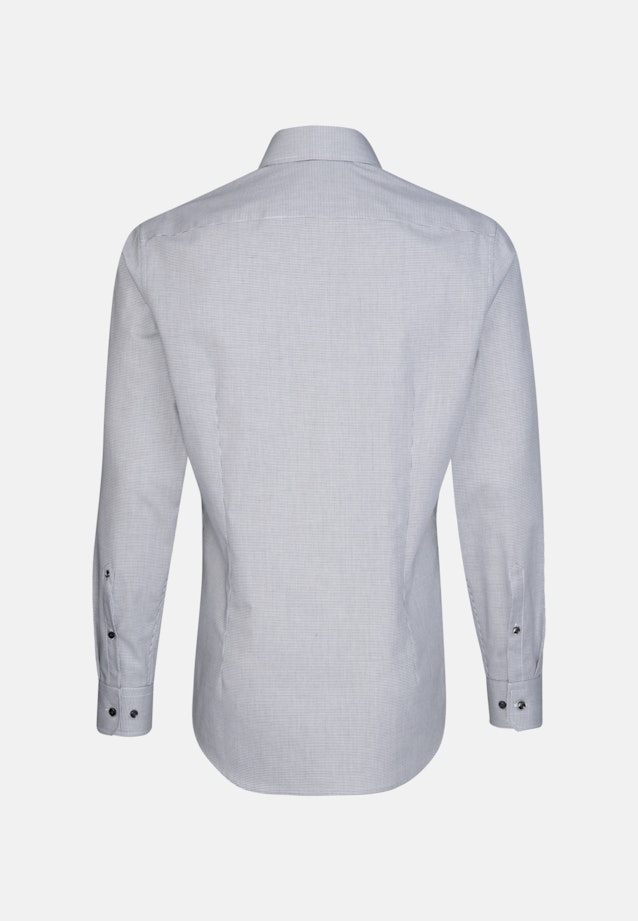 Slim Business Hemd Karo in Schwarz |  Seidensticker Onlineshop