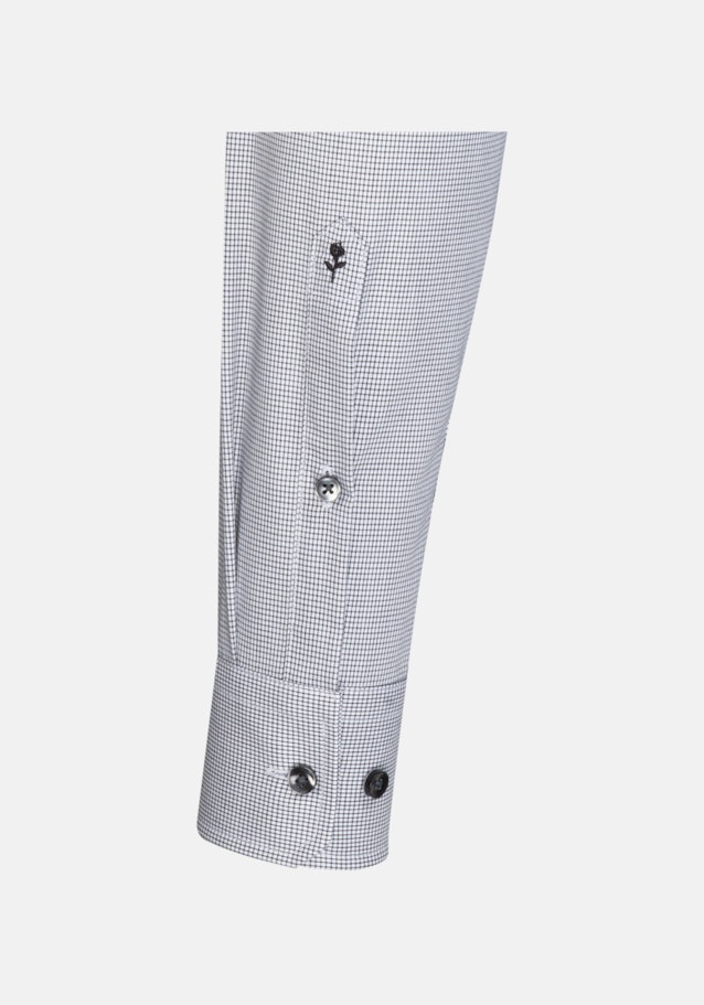 Bügelfreies Popeline Business Hemd in Slim mit Kentkragen in Schwarz |  Seidensticker Onlineshop