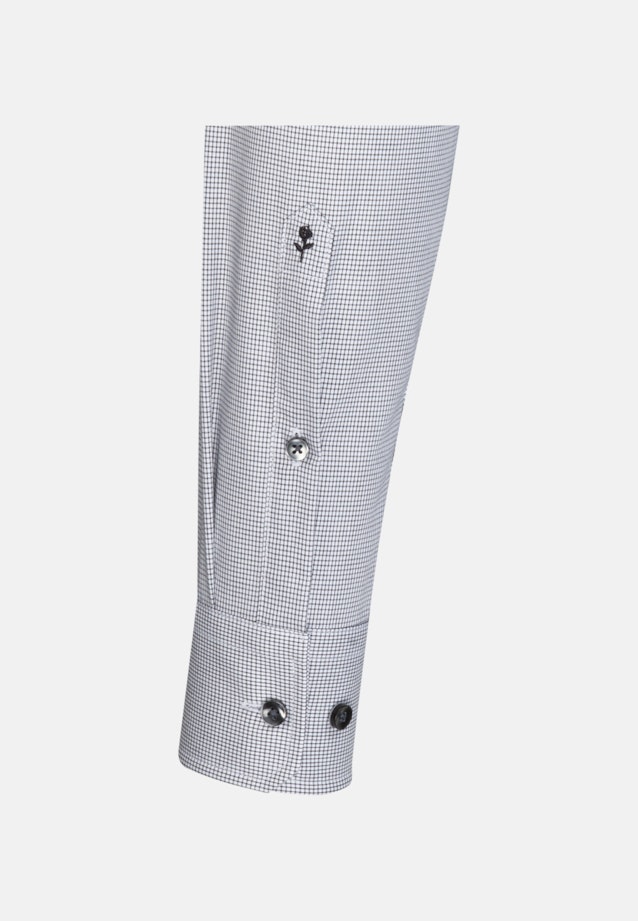 Slim Business Hemd Karo in Schwarz |  Seidensticker Onlineshop