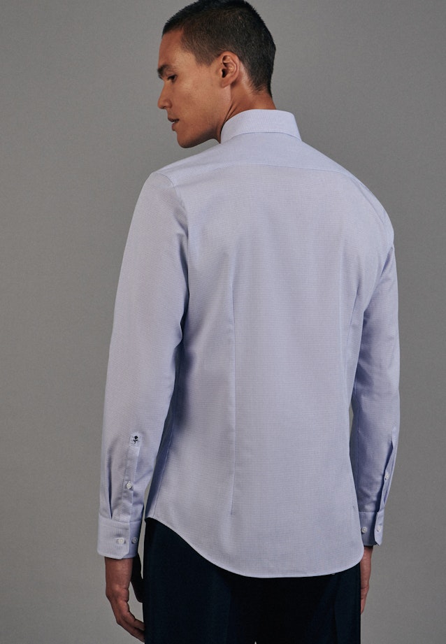 Slim Business Hemd Karo in Hellblau |  Seidensticker Onlineshop