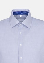 Slim Business Hemd Karo in Mittelblau |  Seidensticker Onlineshop