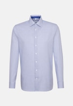 Slim Business Hemd Karo in Mittelblau |  Seidensticker Onlineshop