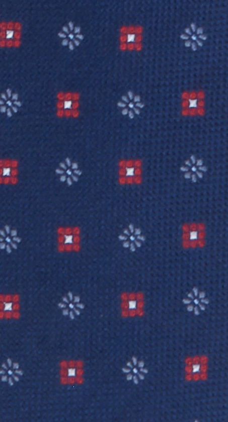Large (7cm) Tie Small pattern in Red |  Seidensticker Onlineshop