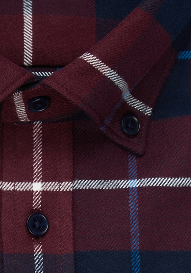 Business overhemd in Slim with Button-Down-Kraag in Rood |  Seidensticker Onlineshop