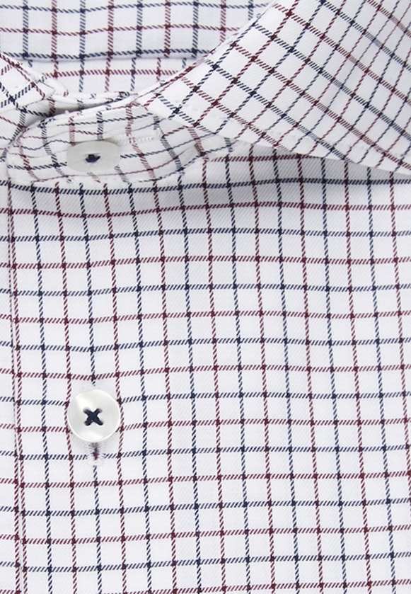 Regular Business Shirt Check in Red |  Seidensticker Onlineshop