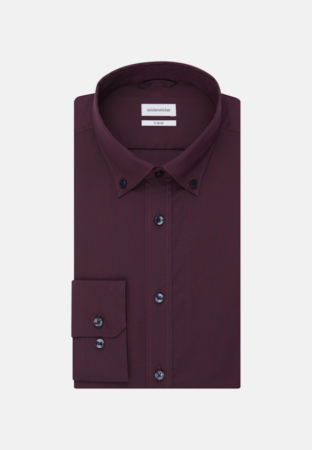 X-Slim Business Shirt Check in Red |  Seidensticker Onlineshop