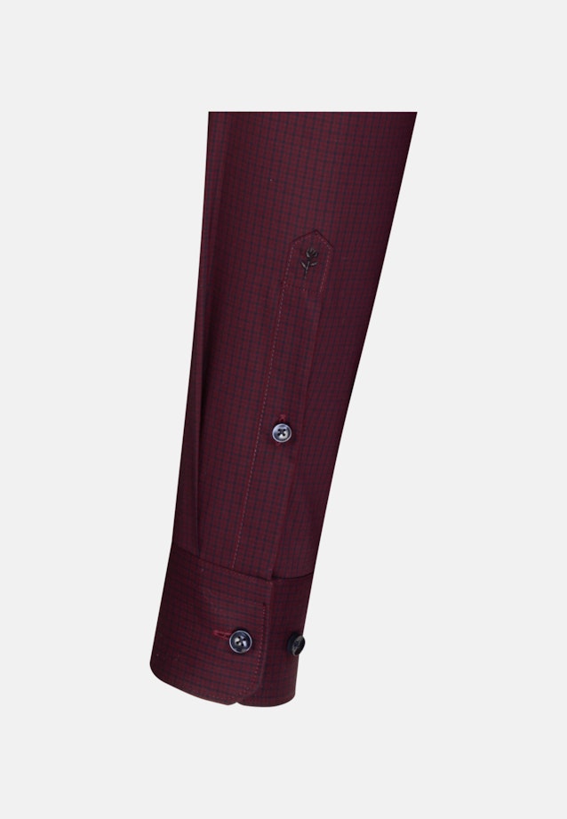 Non-iron Popeline Business overhemd in X-Slim with Button-Down-Kraag in Rood |  Seidensticker Onlineshop