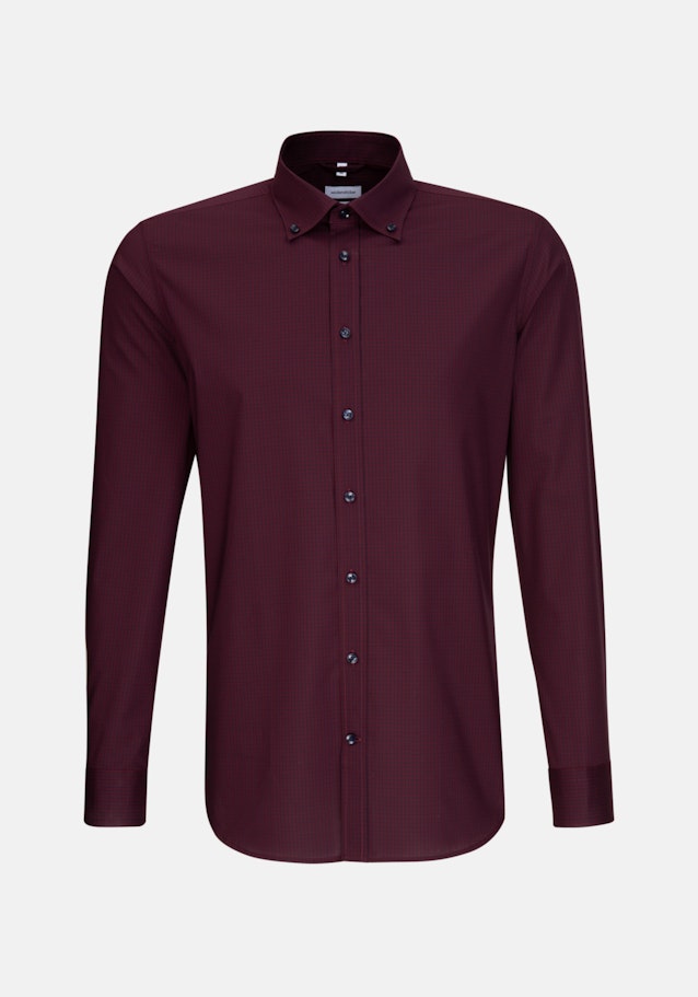 X-Slim Business Shirt Check in Red | Seidensticker Onlineshop