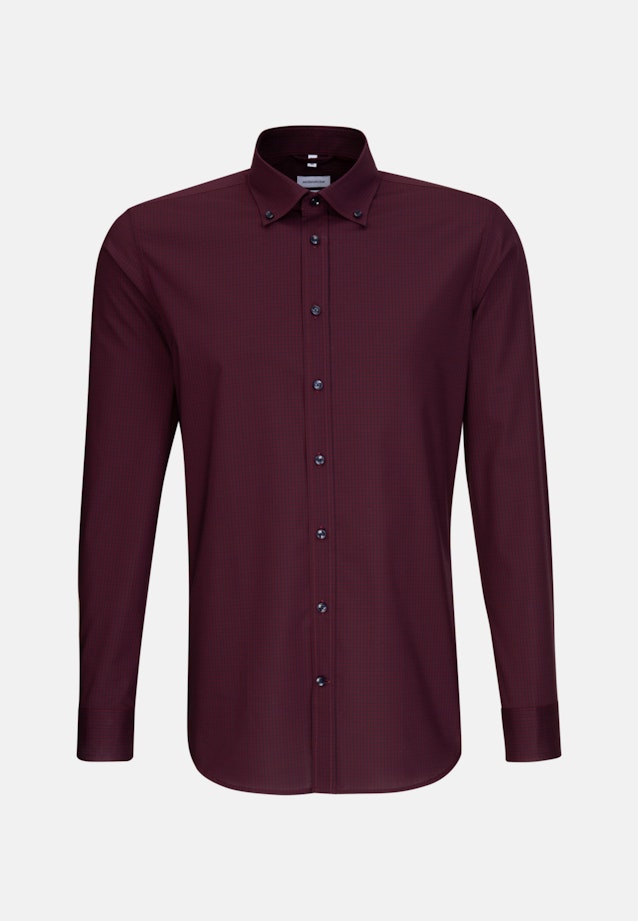 X-Slim Business Shirt Check in Red |  Seidensticker Onlineshop