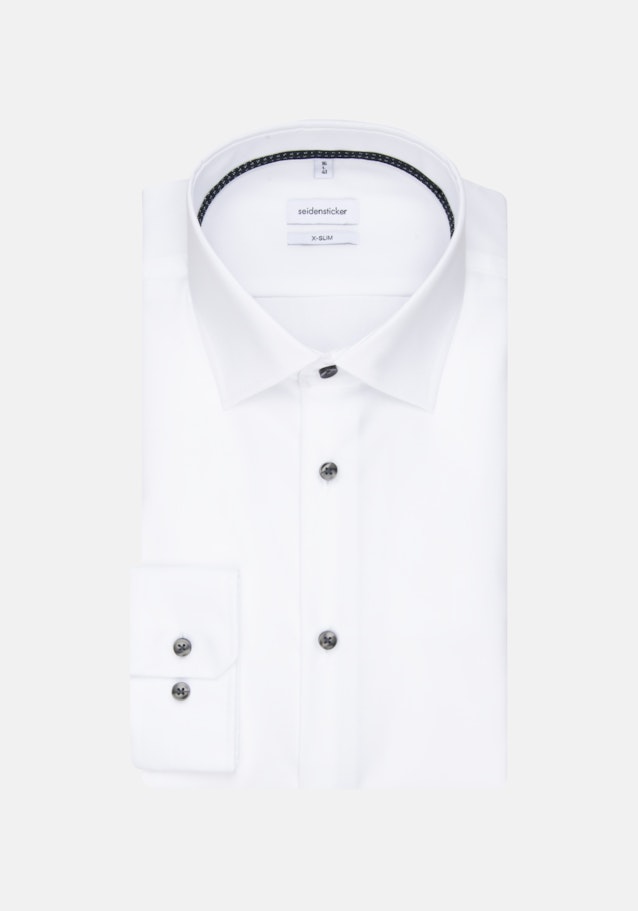 Chemise Business X-Slim Col Kent  manches extra-longues in Blanc |  Seidensticker Onlineshop