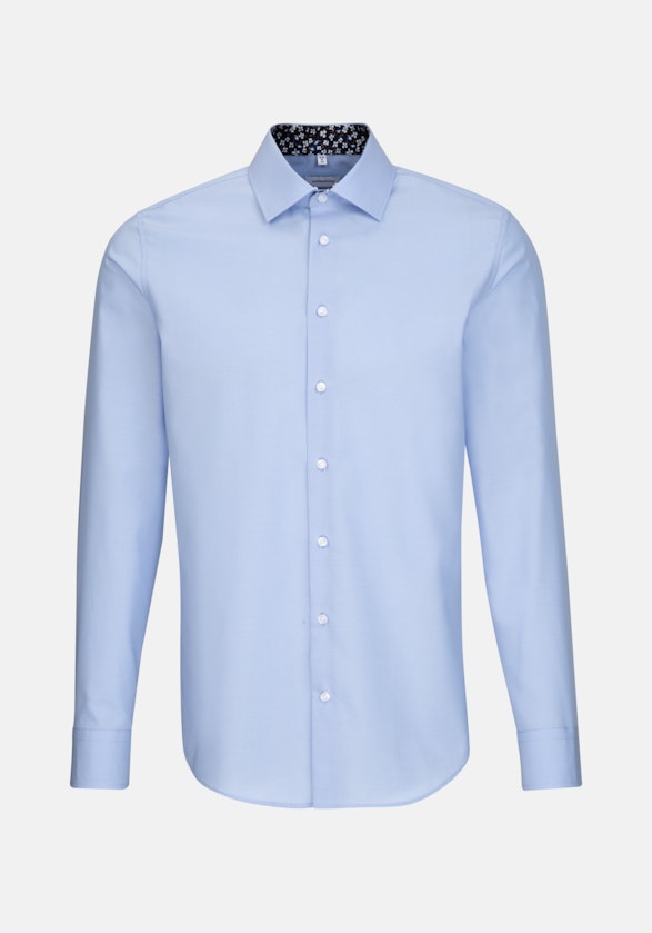 Non-iron Fil a fil Business Shirt in X-Slim with Kent-Collar in Light Blue |  Seidensticker Onlineshop