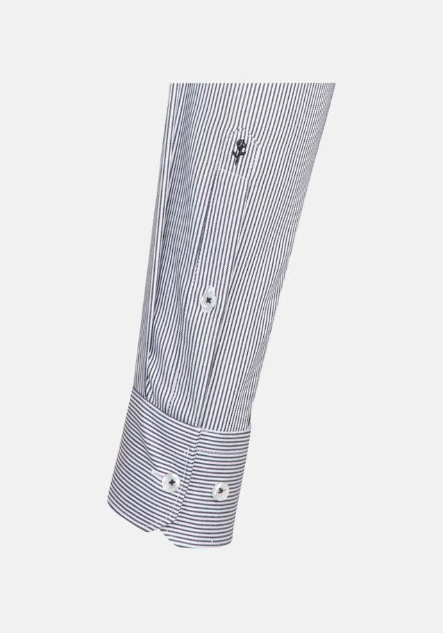 Non-iron Twill Business Shirt in Regular with Kent-Collar in Dark Blue |  Seidensticker Onlineshop