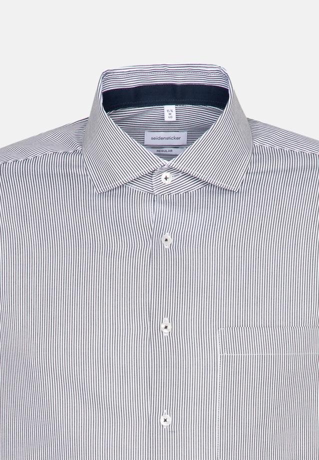 Chemise Business Regular Twill (sergé) Col Kent in Bleu Foncé |  Seidensticker Onlineshop