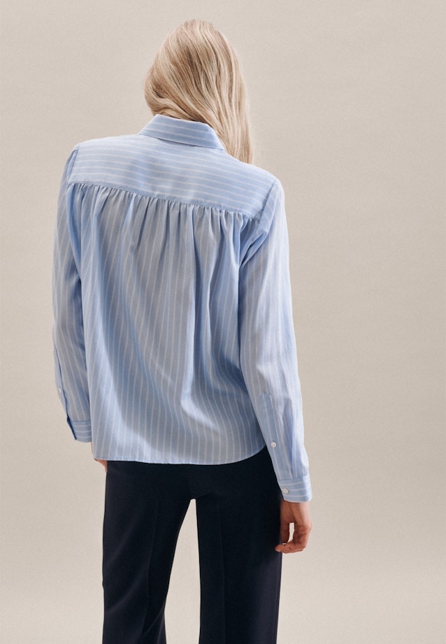 Shirt Blouse Stripes in Light Blue |  Seidensticker Onlineshop