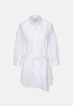 Oversized fit Hemdbluse Uni in Weiß |  Seidensticker Onlineshop