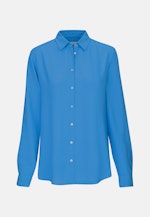 Chemisier Uni in Bleu Moyen |  Seidensticker Onlineshop