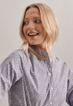 Stehkragenbluse Floral in Ecru |  Seidensticker Onlineshop