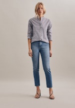 Stehkragenbluse Floral in Ecru |  Seidensticker Onlineshop