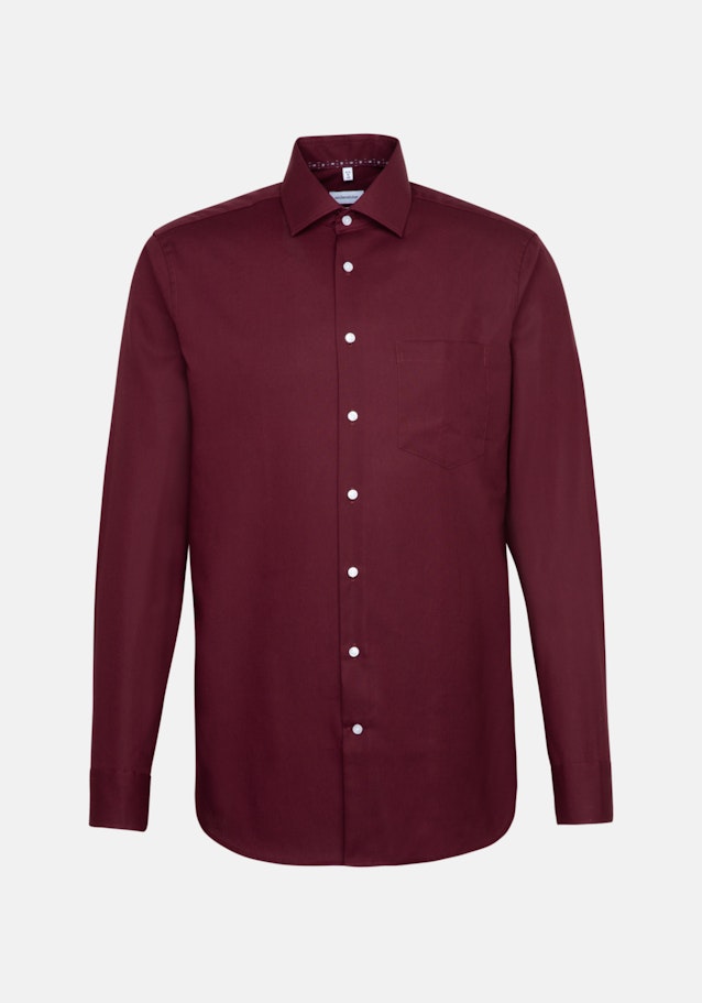 Regular Business Hemd Uni in Rot | Seidensticker Onlineshop