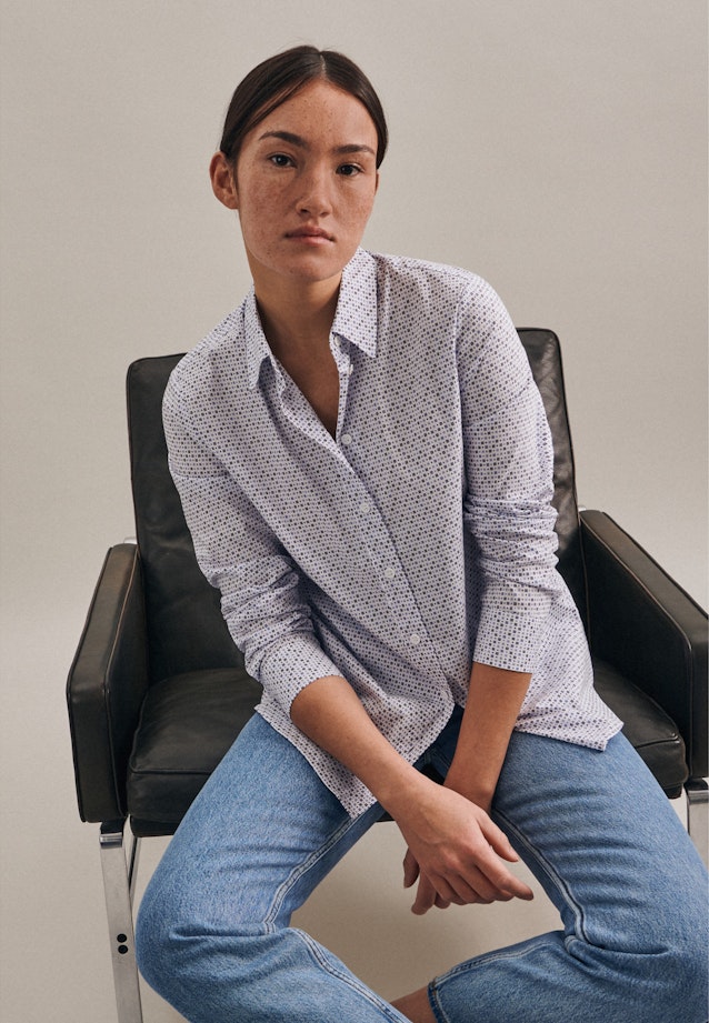 Chemisier Floral in Ecru |  Seidensticker Onlineshop