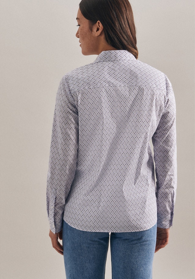 Lange mouwen Popeline Shirtblouse in Ecru |  Seidensticker Onlineshop