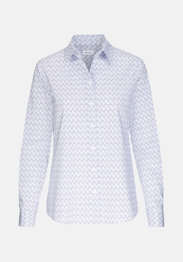 Lange mouwen Popeline Shirtblouse in Ecru |  Seidensticker Onlineshop