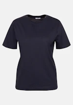 T-shirt en jersey à col rond en coton in Bleu Foncé |  Seidensticker Onlineshop
