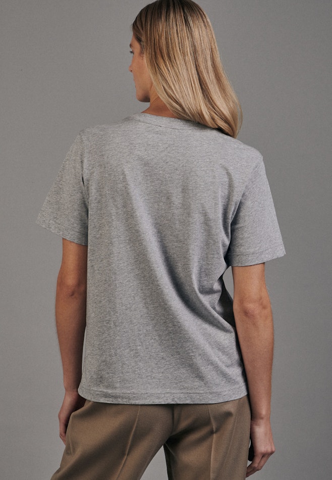 Crew Neck T-Shirt in Grey | Seidensticker online shop