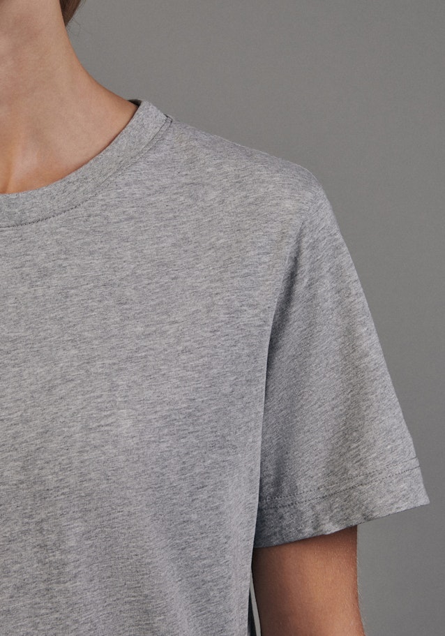 Rundhals T-Shirt Regular in Grau |  Seidensticker Onlineshop