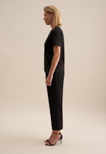 Jersey T- Shirt Crew Neck aus Baumwolle in Schwarz |  Seidensticker Onlineshop