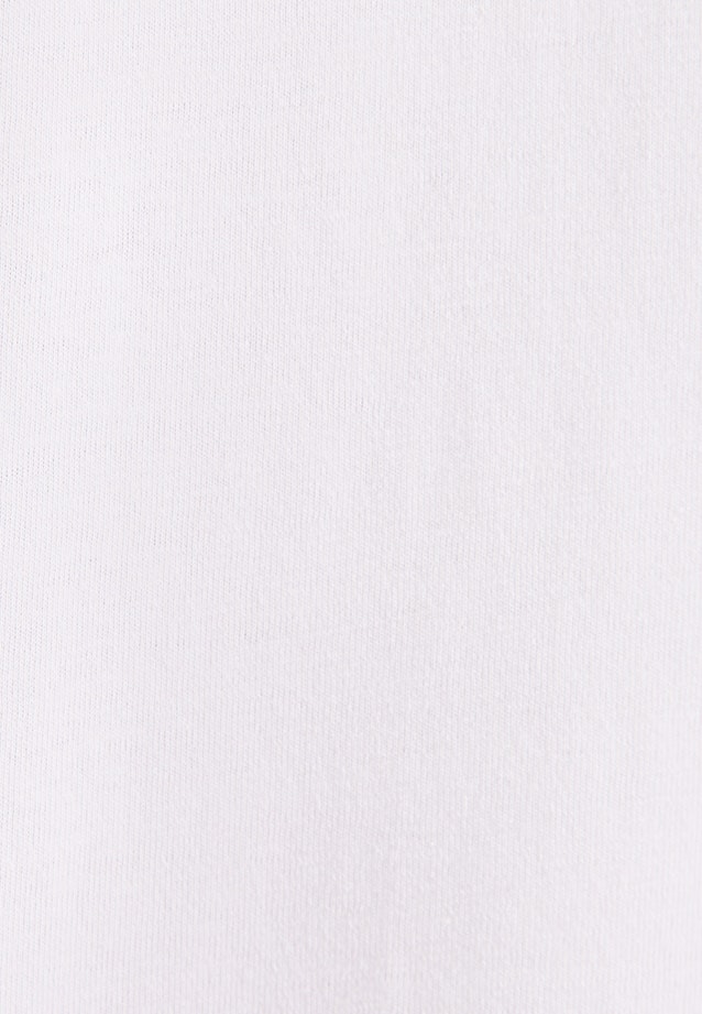 Jersey T- Shirt Crew Neck aus Baumwolle in Weiß |  Seidensticker Onlineshop