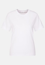 Jersey T- Shirt Crew Neck aus Baumwolle in Weiß |  Seidensticker Onlineshop