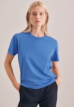 T-Shirt Uni in Bleu Clair |  Seidensticker Onlineshop
