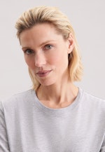 Jersey T- Shirt Crew Neck aus Baumwolle in Grau |  Seidensticker Onlineshop