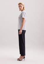 Jersey T- Shirt Crew Neck aus Baumwolle in Grau |  Seidensticker Onlineshop