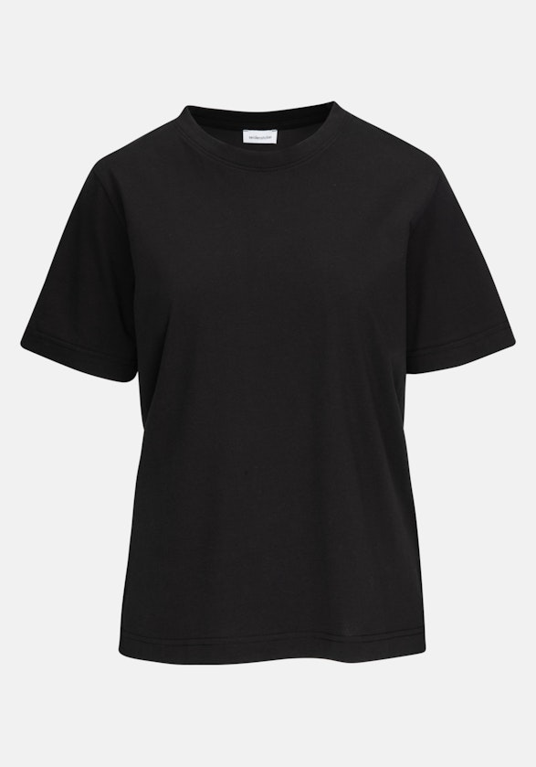 Ronde Hals T-Shirt in Zwart |  Seidensticker Onlineshop
