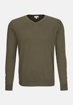 V-Neck Pullover in Green |  Seidensticker Onlineshop