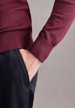 V-Neck Pullover Uni in Red |  Seidensticker Onlineshop