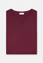 V-Neck Pullover Uni in Red |  Seidensticker Onlineshop