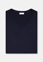 Regular Pullover Uni in Dunkelblau |  Seidensticker Onlineshop