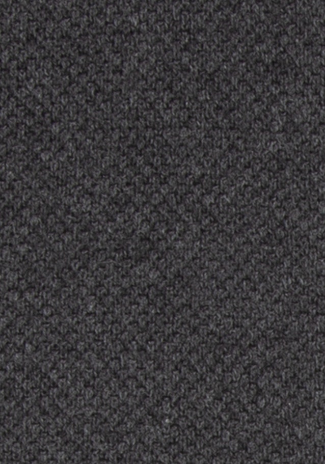 Stand-Up Collar Knit Bomber in Grey |  Seidensticker Onlineshop