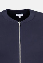 Gerader Schnitt (Normal-Fit) Strick-Jacke Uni in Dunkelblau |  Seidensticker Onlineshop