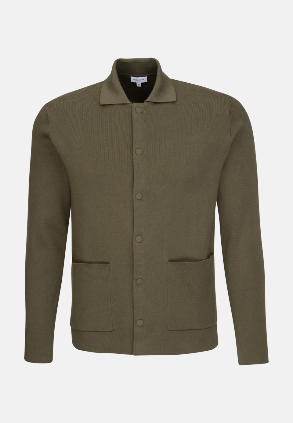 Kragen Cardigan Baumwollmischung in Grün | Seidensticker Onlineshop