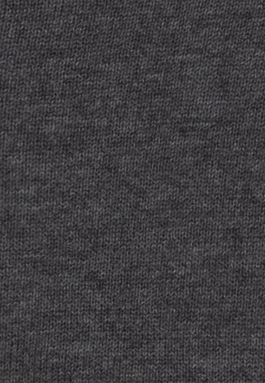 V-Neck Cardigan 100% Baumwolle in Grau |  Seidensticker Onlineshop