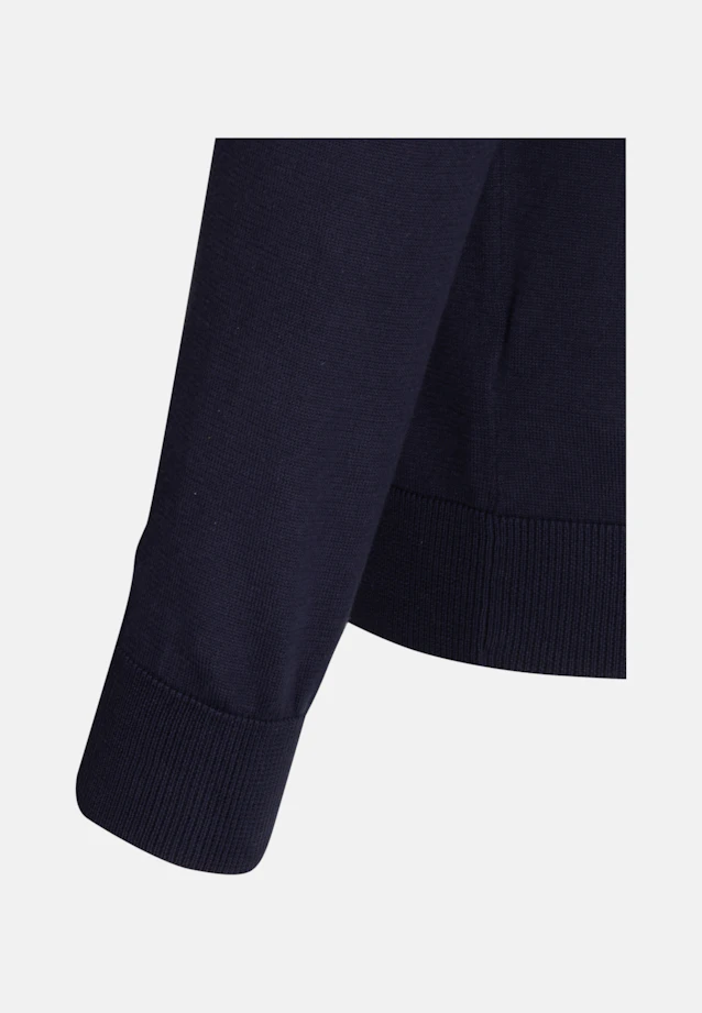 V-Neck Cardigan Uni in Dark Blue |  Seidensticker Onlineshop