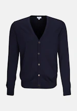 V-Neck Cardigan Uni in Dark Blue |  Seidensticker Onlineshop